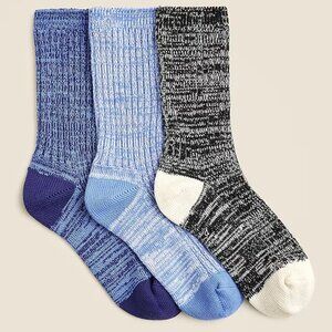 J. Crew Kids' marled trouser socks three-pack Size large